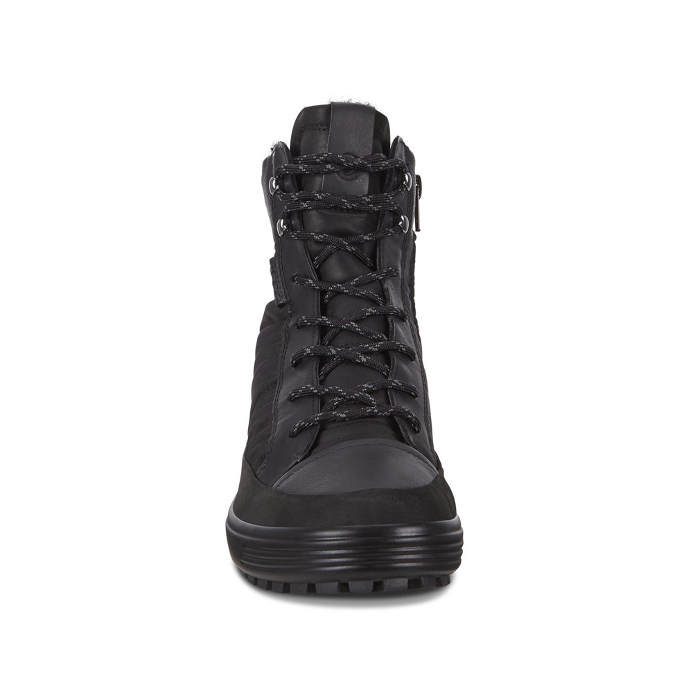 ECCO Womens Boots Black - Soft 7 Tred - NWX-735096